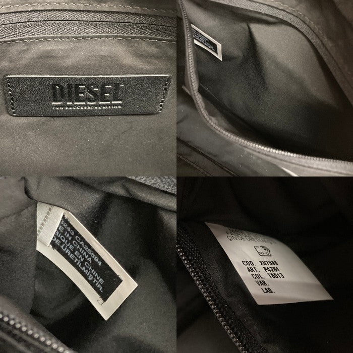 DIESEL ディーゼル モノグラム 型押し ショルダーバッグ ブラック 瑞穂店
