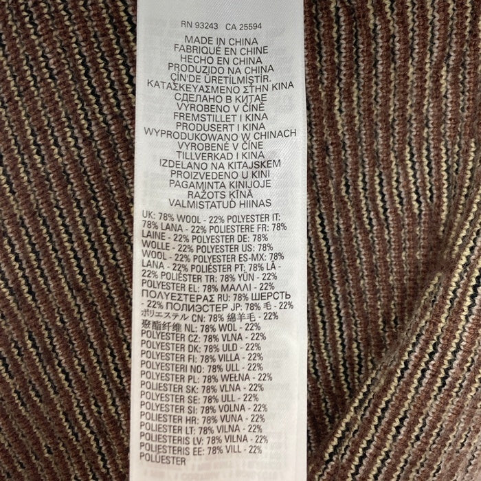 DIESEL ディーゼル K-AMILLUS ハーフジップ デザートカモ ニットセーター ベージュxブラウン Size M 瑞穂店