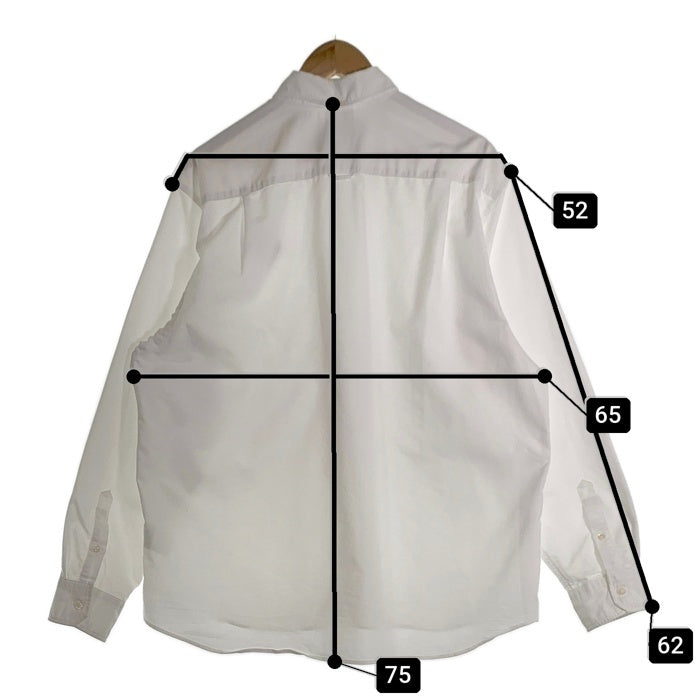 F.C.R.B. F.C.Real Bristol エフシーレアルブリストル COOLMAX EMBLEM BIG Ｂ.D. SHIRT 長袖 ボタンダウン シャツ ホワイト FCRB-232073 Size XL 福生店