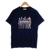 BALENCIAGA バレンシアガ 20SS Real Balenciaga Tee プリントTシャツ ブラック HT82 612965 TIVA1 Size XS 福生店