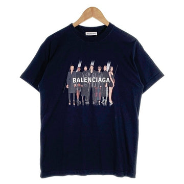 BALENCIAGA バレンシアガ 20SS Real Balenciaga Tee プリントTシャツ ブラック HT82 612965 TIVA1 Size XS 福生店