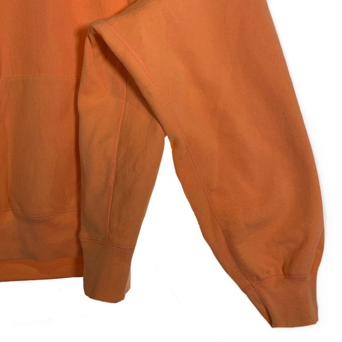 SUPREME シュプリーム 24SS Cord Collegiate Logo Hooded Sweatshirt カレッジロゴ プルオーバースウェットパーカー オレンジ Size M 福生店