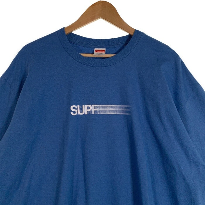 SUPREME シュプリーム 23SS Motion Logo Tee モーションロゴ プリントTシャツ ブルー Size XXL 福生店