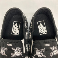 VANS バンズ スニーカー スリッパー キルト V7880 黒白 ドクロ スリッポン 26cm 瑞穂店