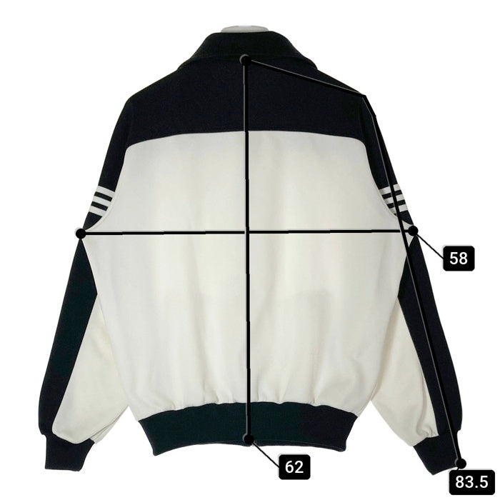 adidas アディダス DESCENTE デサント 70's トラックジャケット ホワイト×ブラック size4 瑞穂店