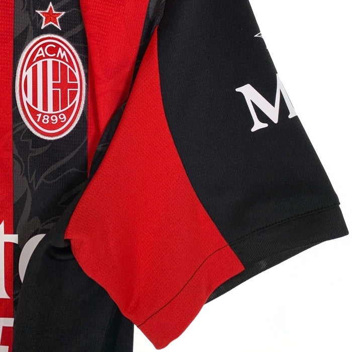 PUMA プーマ AC Milan Stadium Jersey ACミラン 2025-6 オーセンティック 半袖 ジャージ レッド ブラック 779962-01 Size US M 福生店