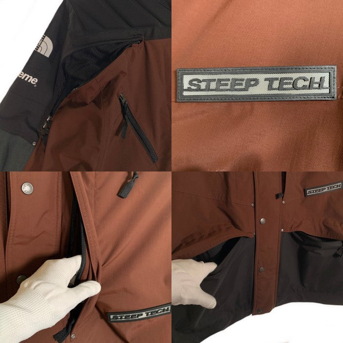 SUPREME シュプリーム 22AW THE NORTH FACE ノースフェイス Steep Tech Apogee Jacket スティープテックアポジージャケット ブラウン NY52203I Size XXL 福生店