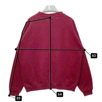 Lee リー USA製 ブランク モックネック スウェットトレーナー ボルドー sizeL 瑞穂店