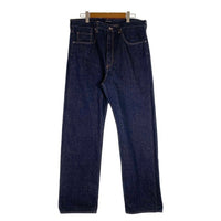 A BATHING APE アベイシングエイプ ベイプスタカモプリント テーパードデニムパンツ ジーンズ インディゴ Size XL 福生店