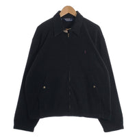 Polo by Ralph Lauren ポロラルフローレン フリース ジップアップジャケット スウィングトップ ブラック Size M 福生店