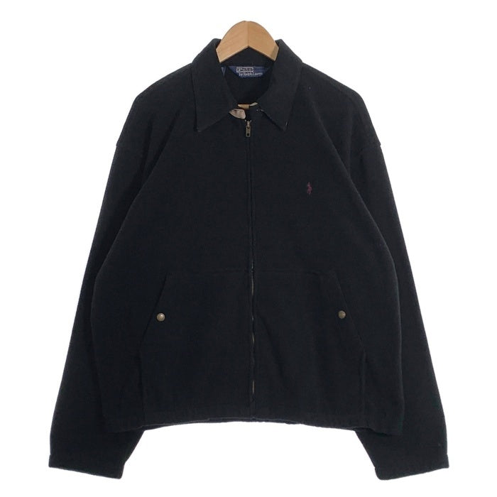 Polo by Ralph Lauren ポロラルフローレン フリース ジップアップジャケット スウィングトップ ブラック Size M 福生店