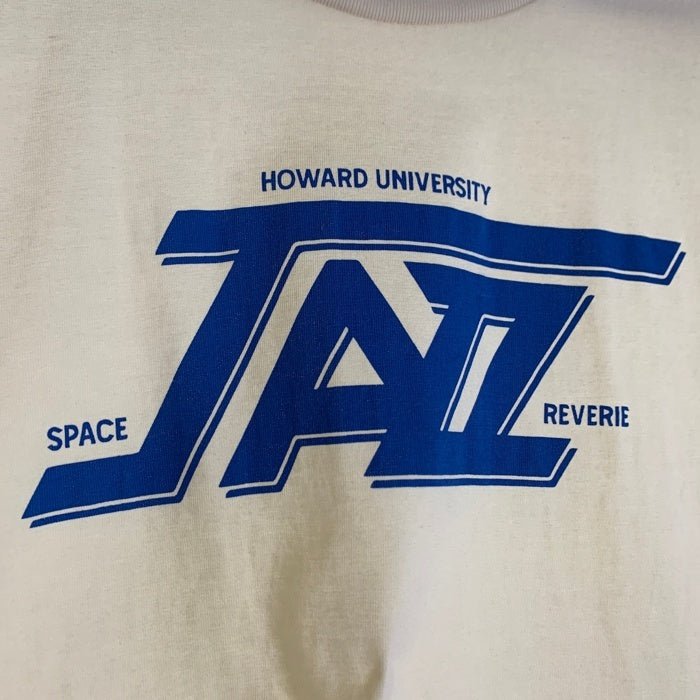 Wales Bonner ウェールズボナー 24AW HOWARD UNIVERSITY JAZZ T-SHIRT 半袖 プリントTシャツ ナチュラル Size M 福生店