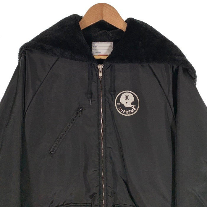 SUPREME シュプリーム 13AW Team Parka チームパーカー ナイロン フーデッドジャケット 内ボア ブラック Size S 福生店