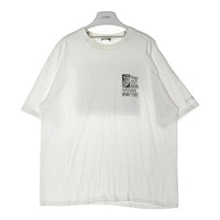 STUSSY ステューシー ホースフォト バックプリントＴシャツ ホワイト sizeXL※襟汚れあり★ 瑞穂店