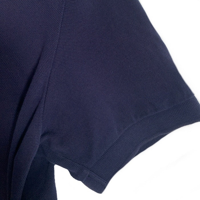 PRADA SPORT プラダスポーツ 鹿の子 ポロシャツ 半袖 ネイビー ブラック SJ888 2014 Size M 福生店