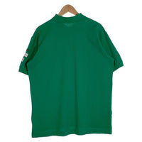 Papas パパス ポロシャツ グリーン 鹿の子 GOLF 袖ワッペン Size LL (52) 福生店