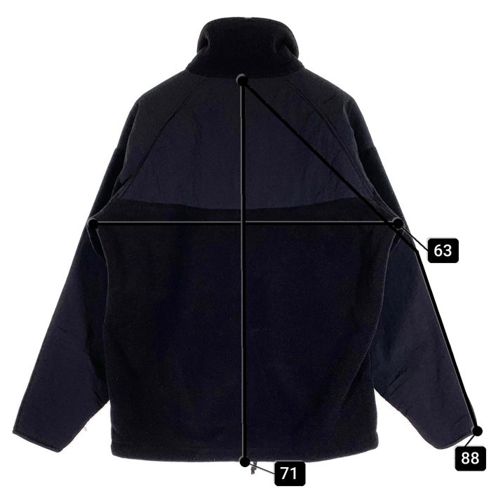 WAIPER.INC ワイパーインク POLARTEC ジップアップ フリースジャケット ミリタリー ブラック 8415-01-461-8001 Size M 福生店