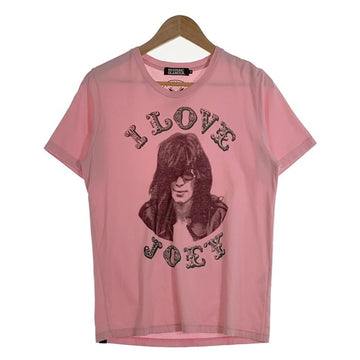 HYSTERIC GLAMOUR ヒステリックグラマー I LOVE JOEY プリントTシャツ ピンク 4CT-5372 Size M 福生店
