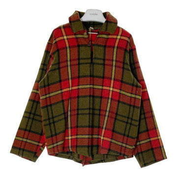 50-60's Woolrich ウールリッチ プルオーバー ウールシャツ レッド SizeL 瑞穂店