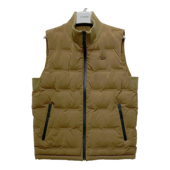 LACOSTE ラコステ BH079EL CLOMAX 止水ジップ 中綿ベスト ブラウン sizeXS 瑞穂店