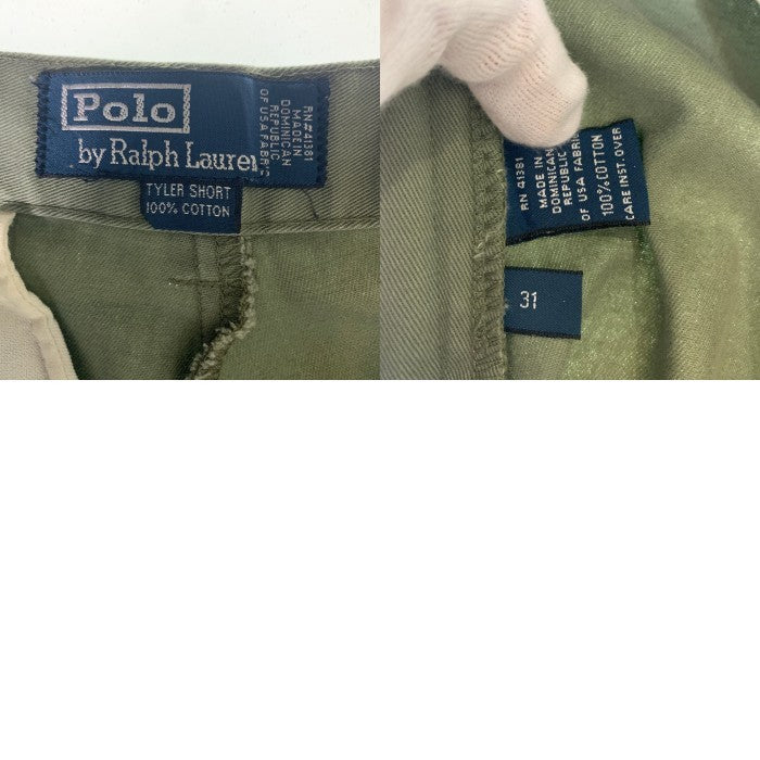 Polo Ralph Lauren ポロラルフローレン Tyler Short タイラーショーツ チノ 2タック ショートパンツ オリーブ Size 31 福生店