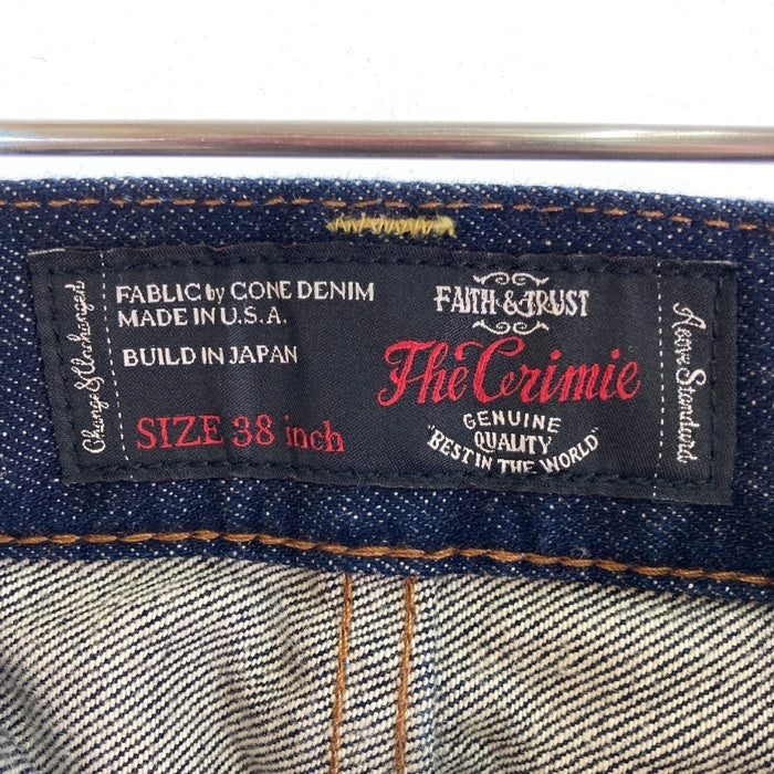 CRIMIE クライミー テーパードデニムパンツ インディゴ ボタンフライ 赤耳 インディゴ Size 38 瑞穂店