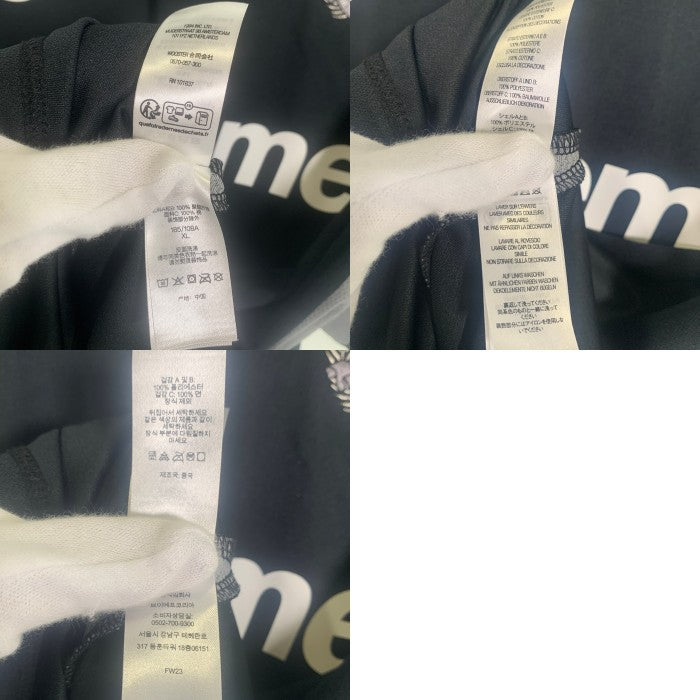 SUPREME シュプリーム 23AW Hooded Soccer Jersey フーデッド サッカージャージー ブラック Size XL 福生店