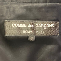 COMME des GARCONS HOMME PLUS コムデギャルソンオムプリュス PJ-J081 AD2012 異素材切替 花柄チェック 水玉 4つボタン テーラードジャケット ブラック sizeS 瑞穂店