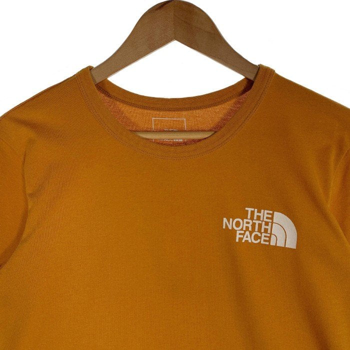 THE NORTH FACE ノースフェイス バックプリント Tシャツ オレンジ US規格 Size S 福生店