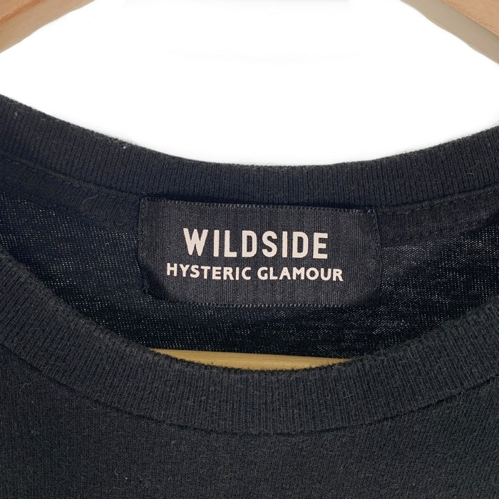 HYSTERIC GLAMOUR ヒステリックグラマー WILDSIDE ヨウジヤマモト MOTEL Tee プリントTシャツ ブラック SZ-T14-032 Size 4 福生店