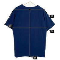 STANDARD CALIFORNIA スタンダードカリフォルニア SD US COTTON LOGO T STORE LTD CREW プリントTシャツ ネイビー Size L 福生店