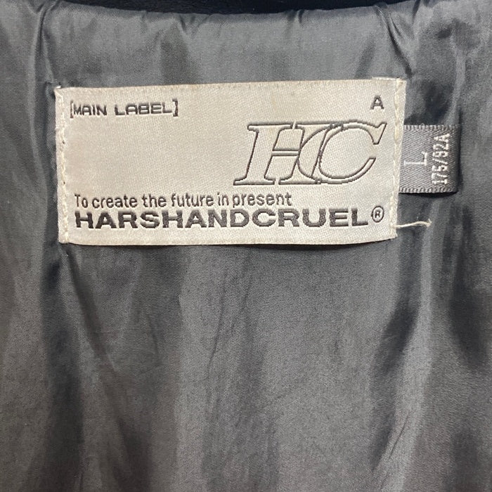 HARSH AND CRUEL ハーシュアンドクルーエル ダウンジャケット ブラック Size L 瑞穂店