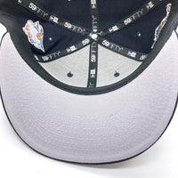 NEW ERA ニューエラ Worid Champion ニューヨークヤンキース グレーアンダーバイザー 59FIFTY ベースボールキャップ ネイビー Size60.6 瑞穂店