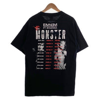EMINEM エミネム RIHANNA リアーナ 2014 THE MONSTER TOUR プリントTシャツ ブラック ALSTYLE Size L 福生店