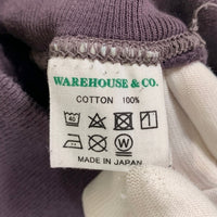 WAREHOUSE ウェアハウス SYLVANIA シルべニア セットインフリーダム クルーネックスウェット パープル Lot.403 Size 40 福生店