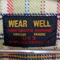 UES ウエス ヘビーウェイト フランネルチェックシャツ マルチ Size 1 瑞穂店