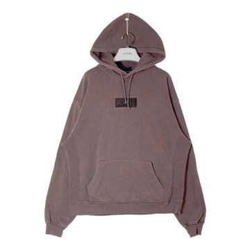 KITH キス Williams III Hoodie 刺繍ロゴ 顔料染め プルオーバーパーカー パープル sizeL 瑞穂店