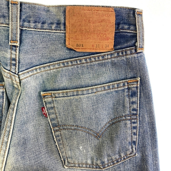 Levi’s リーバイス 501 USA製 ボタン裏553 デニムパンツ ライトインディゴ size31 瑞穂店