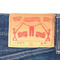 INDIGO VEINS DENIM BASE インディゴヴェインズ デニムベース GBG 001 JEANS ボタンフライ デニムパンツ インディゴ Size 29 瑞穂店