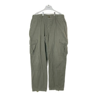 U.S. ARMY USA製 TROUSERS COMBAT カーゴパンツ カーキ sizeL※裾ドローコード変更 瑞穂店