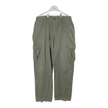 U.S. ARMY USA製 TROUSERS COMBAT カーゴパンツ カーキ sizeL※裾ドローコード変更 瑞穂店