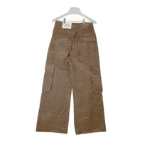 SLY スライ 030GAZ11-3210 CRACK WASH LW DENIM クラックウォッシュローウエストデニムパンツ ブラウン size0 瑞穂店