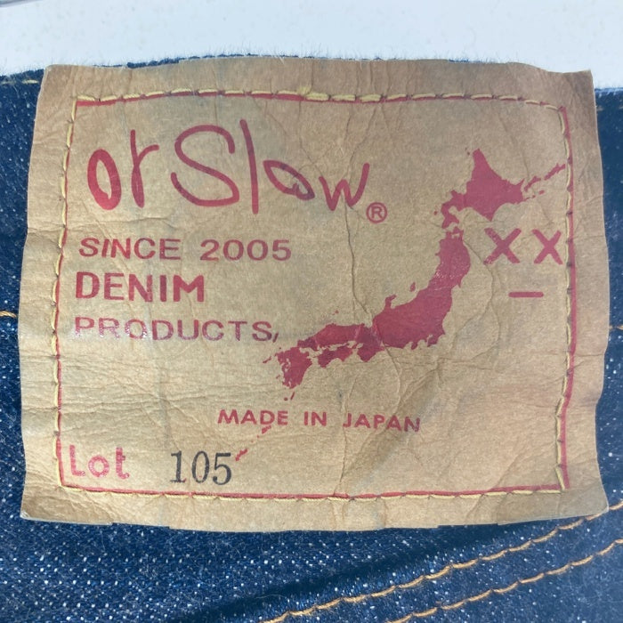 orSlow オアスロウ Lot105 セルビッチ デニムパンツ インディゴ sizeM(2) 瑞穂店