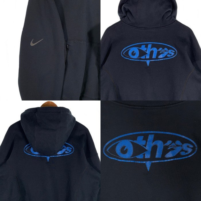 NIKE ナイキ 22AW Off-White オフホワイト FLC HOODIE フリースフーディ スウェットパーカー ブラック DN1760-010 Size L 福生店