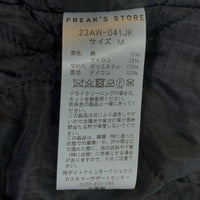 FREAK'S STORE フリークスストア 23aw-041jk ビッグシルエット ミリタリー アノラックパーカー ブラック sizeM 瑞穂店