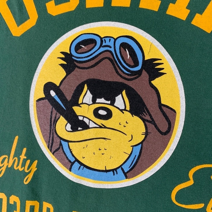 BUZZ RICKSON’S バズリクソンズ USAAF Mighty Eighth 半袖 プリント Tシャツ グリーン USA製 Size S 福生店