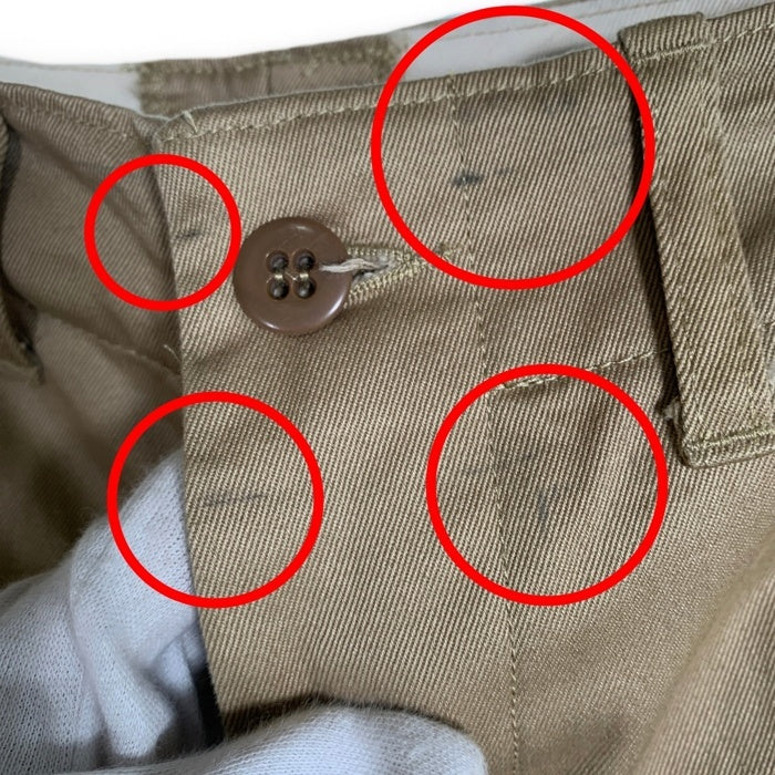 WAIPER.INC ワイパーインク US ARMY 米軍 M-45 チノトラウザーパンツ カーキ WP1030 Size 36-29 福生店