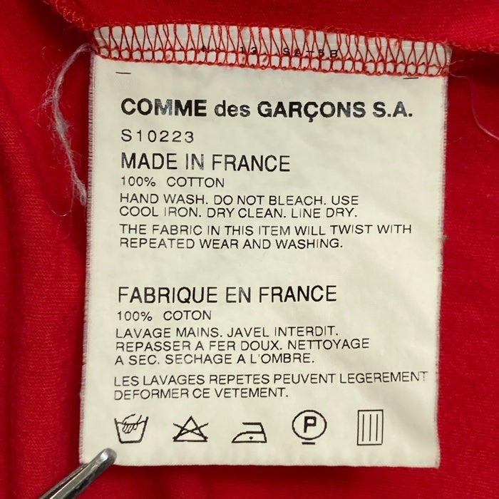 COMME des GARCONS SHIRT コムデギャルソンシャツ Ｔシャツ レッド SizeＳ 瑞穂店