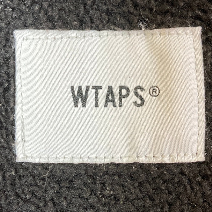 WTAPS ダブルタップス 19AW SWEAT SHIRT POLY DOWNY 02 192ATDT-CSM25 フリースパーカー ブラック sizeXL 瑞穂店