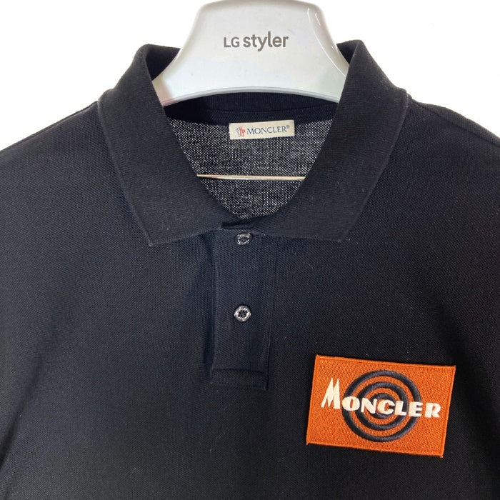 MONCLER モンクレール MAGLIA POLO MANICA CORTA ブラック sizeL